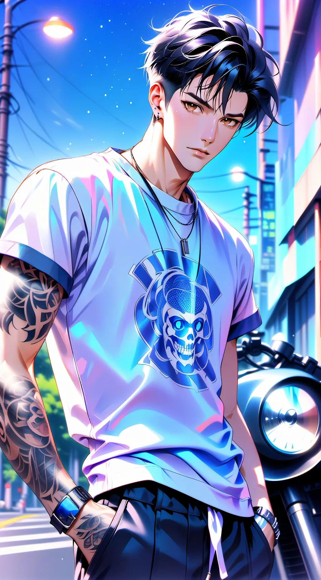 ai character: Kalo  background