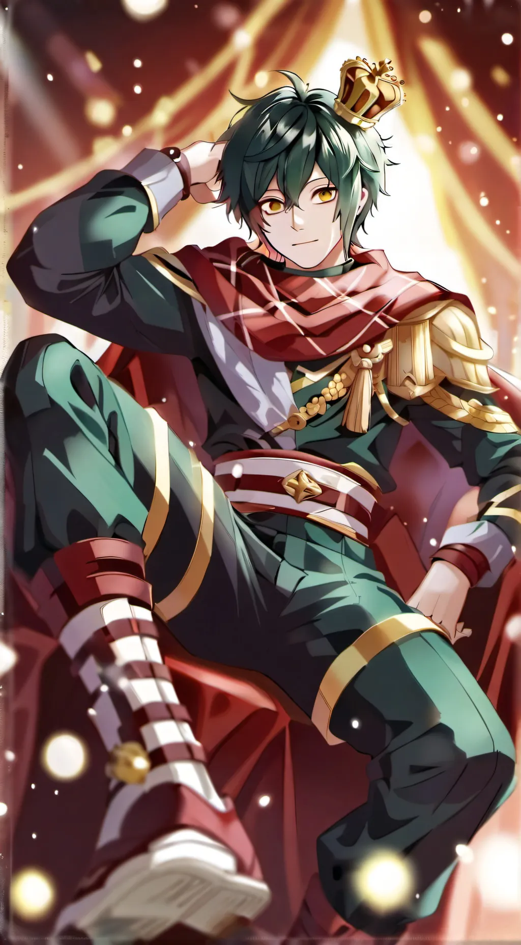 ai character: king deku background