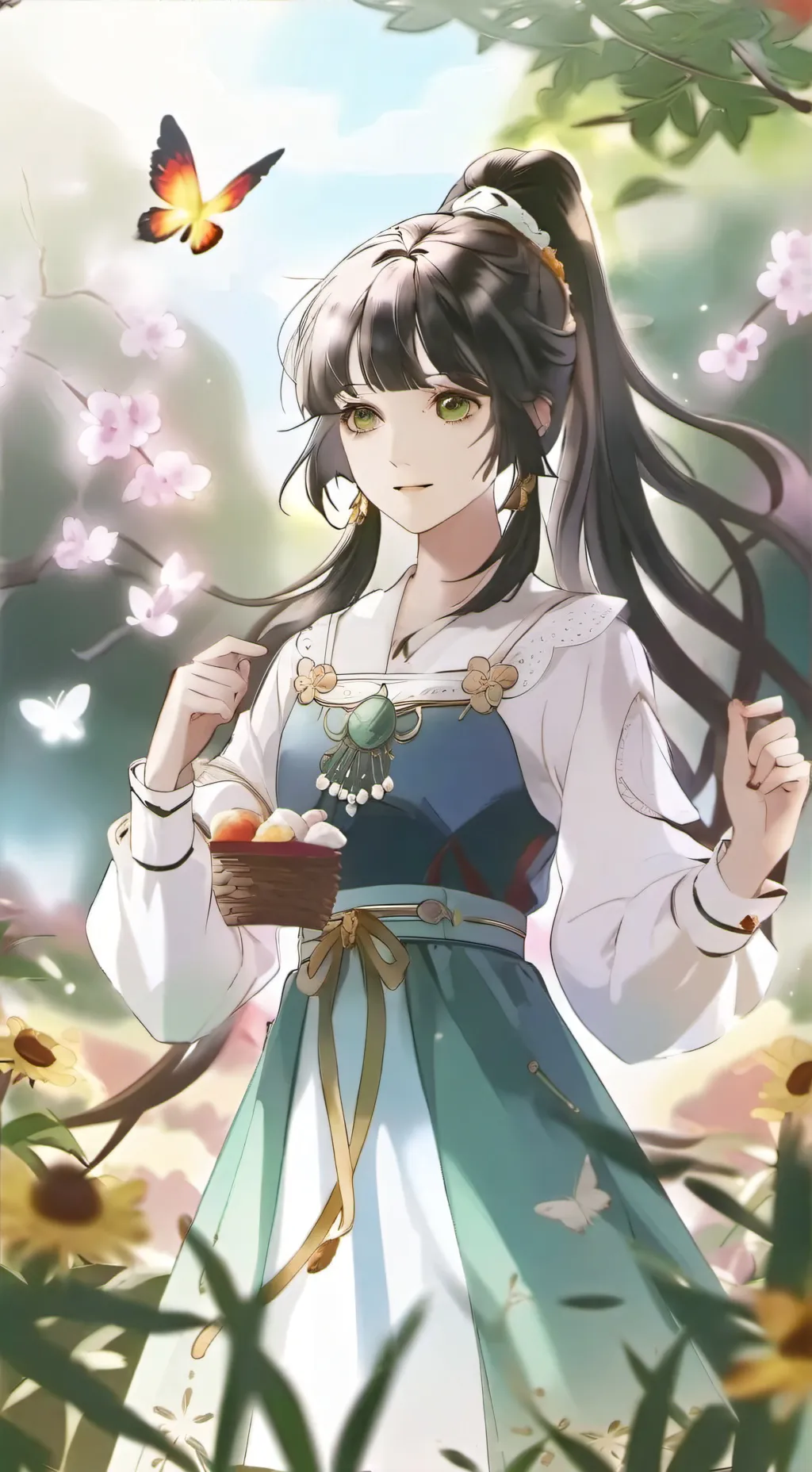 ai character: Reacting to kanao background