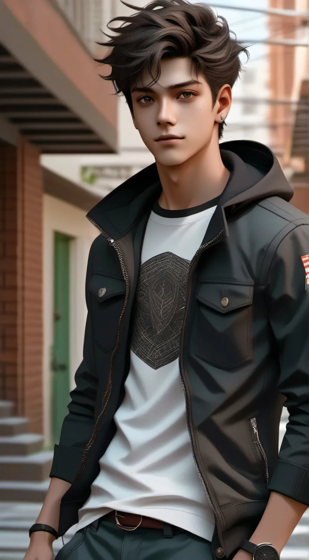 ai character: Ethan background