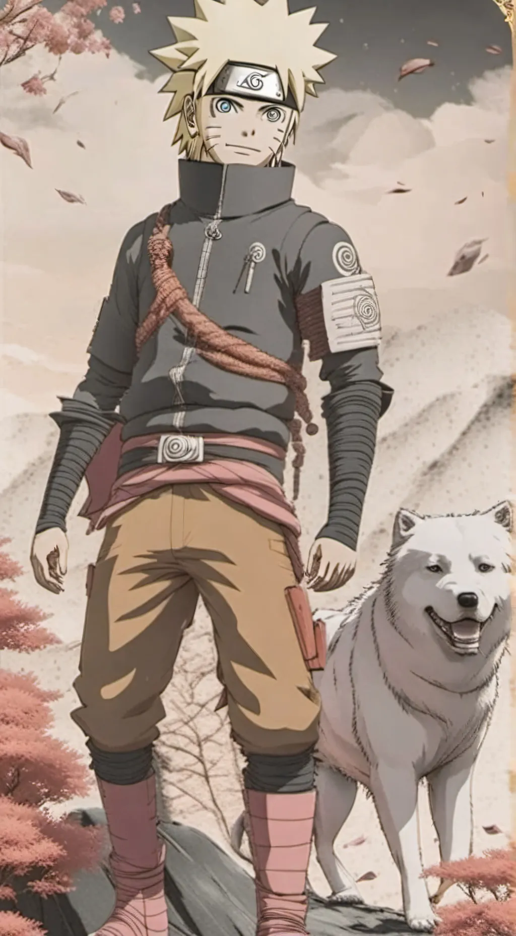 ai character: Naruto Uzumaki  background