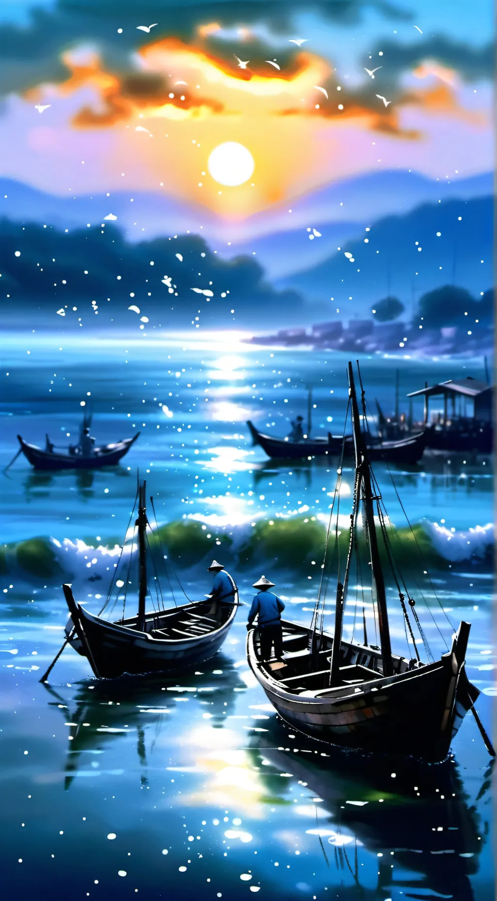 ai character: demon slayer  background