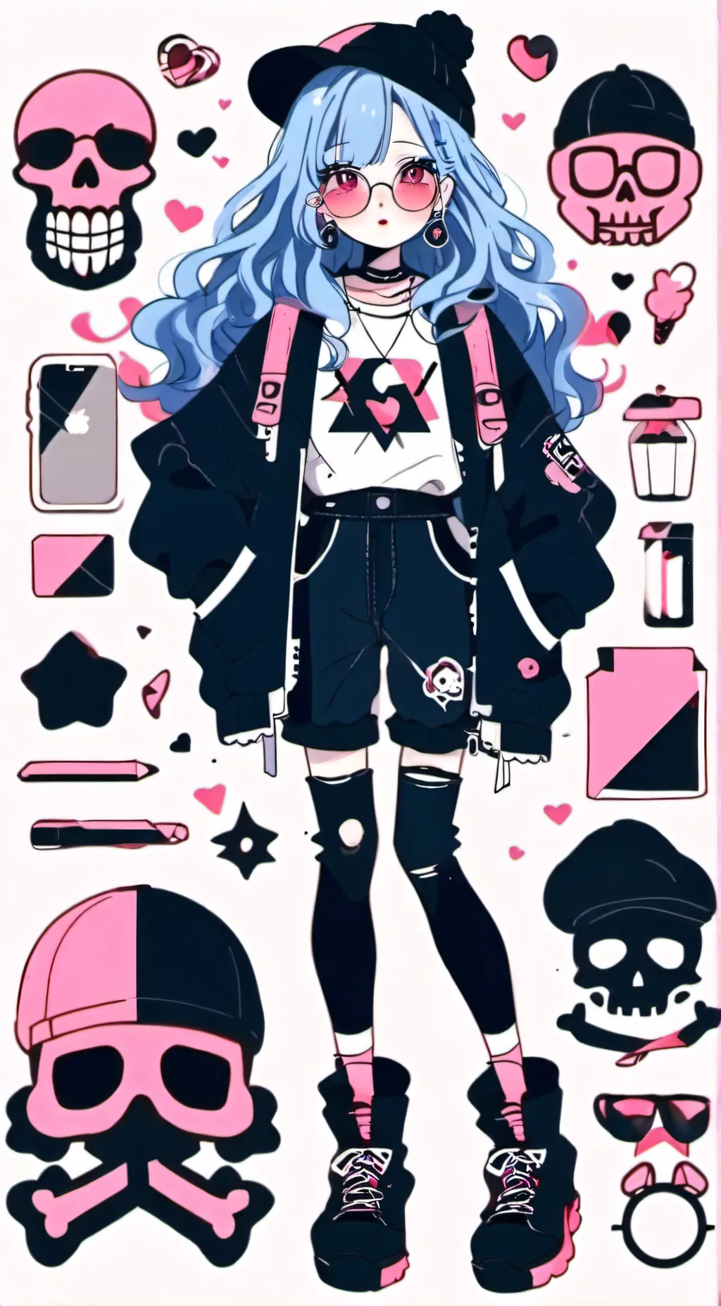 ai character: Hh normal day background