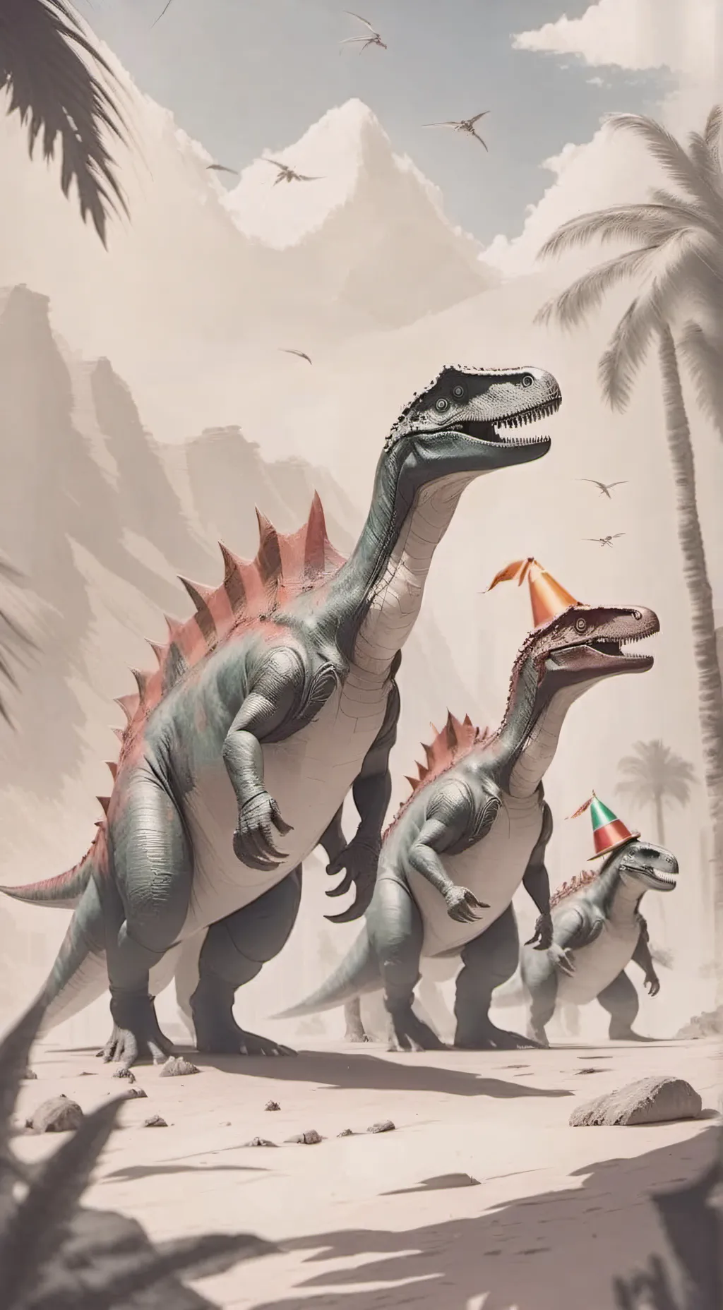 ai character: ARK CELEBRATION!!! background