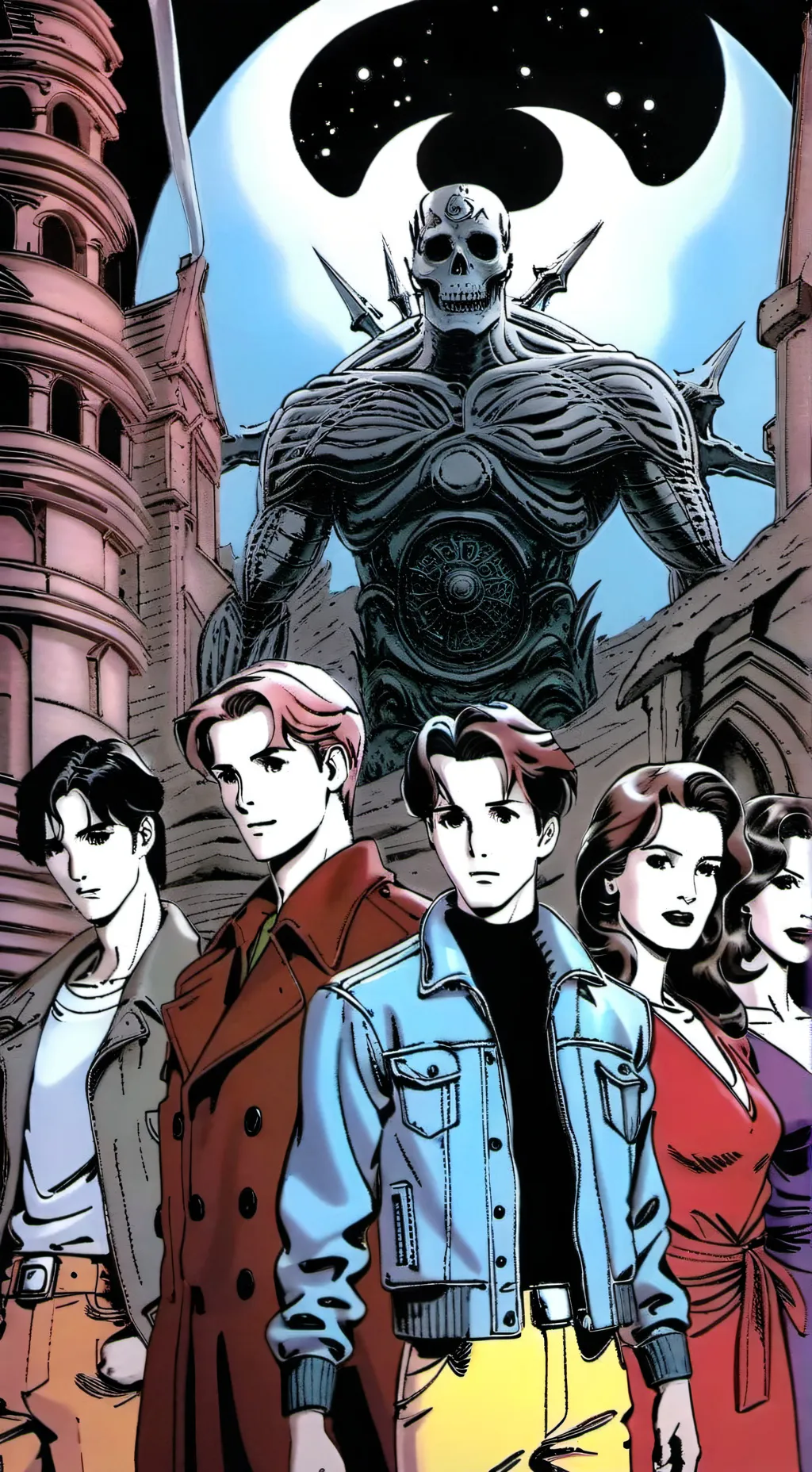 ai character: Final destination  background