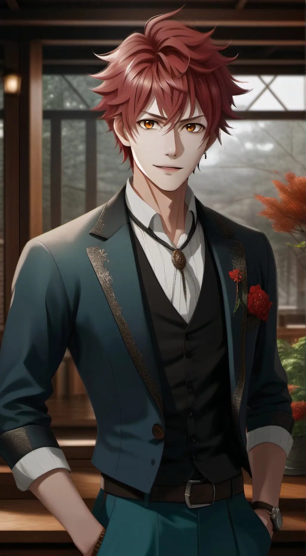 ai character: kinho🙂🫠 background