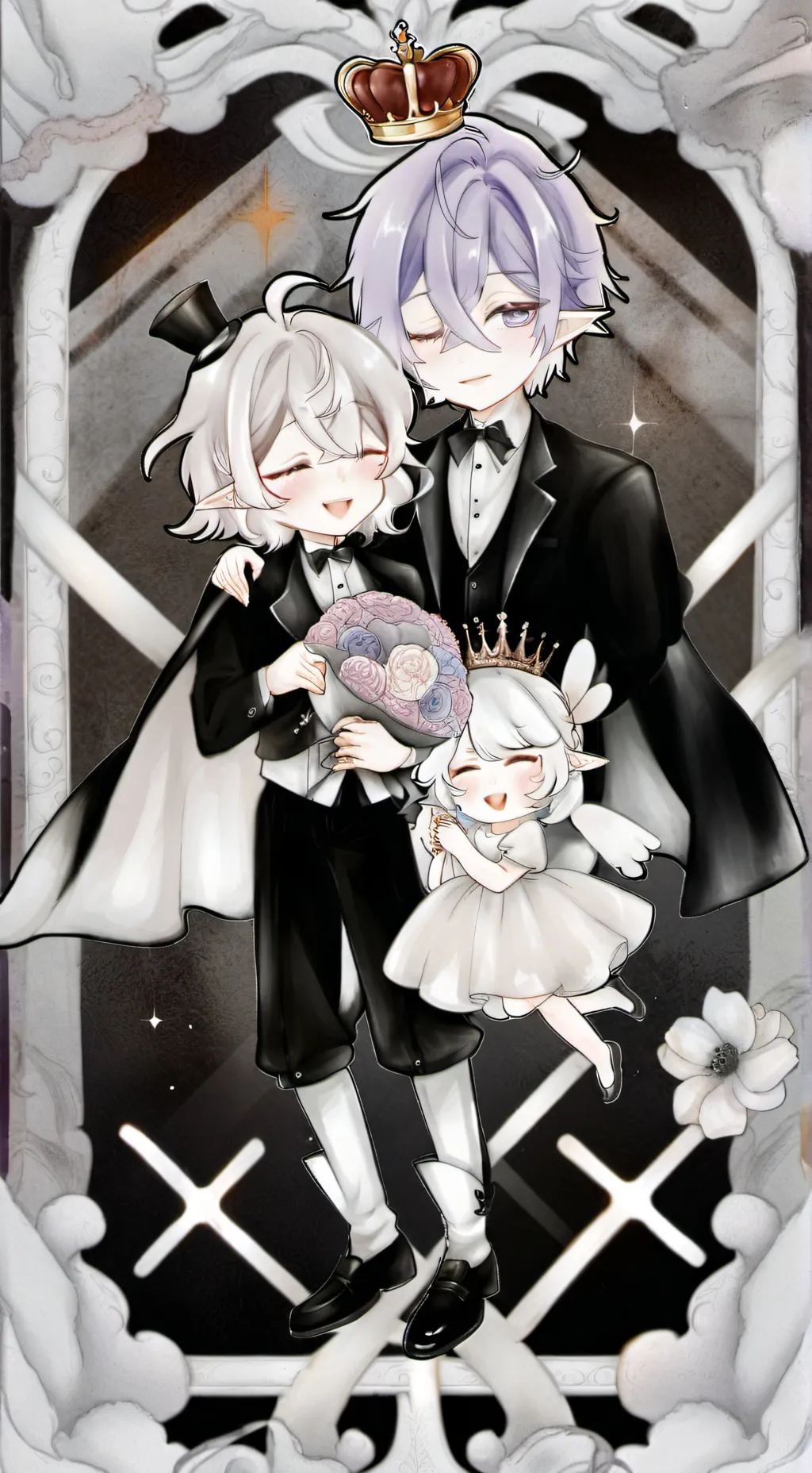 ai character: Love Eyes background