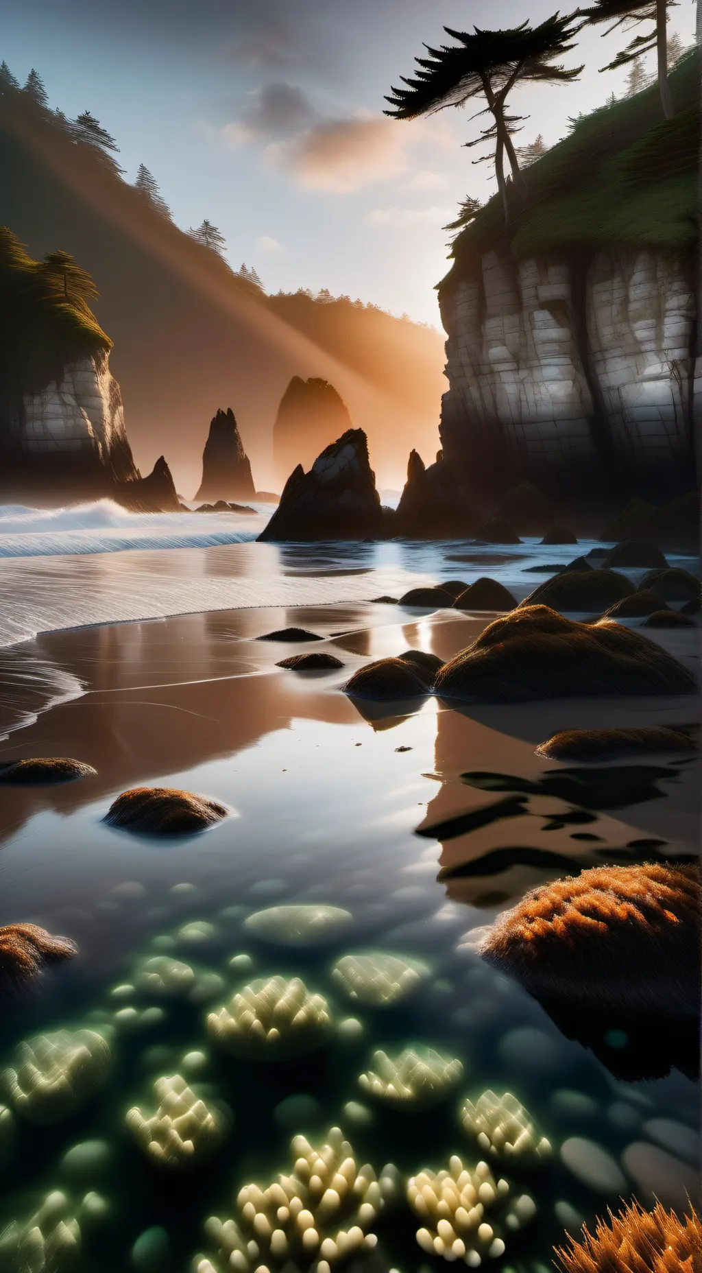 ai character: mha mermaid  background