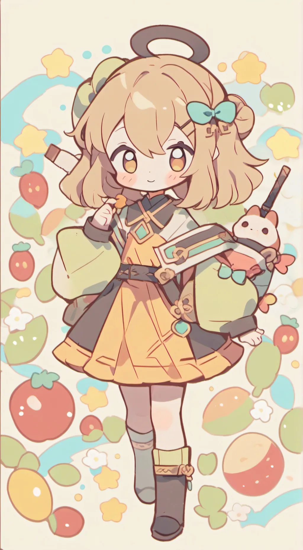 ai character: mha funny child background