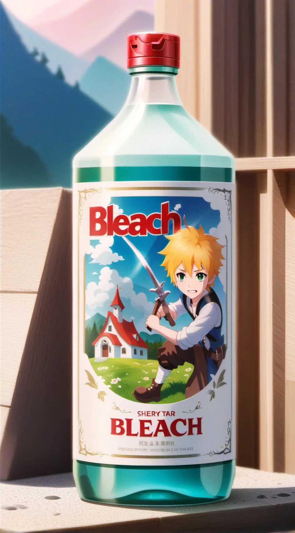 ai character: bleach background