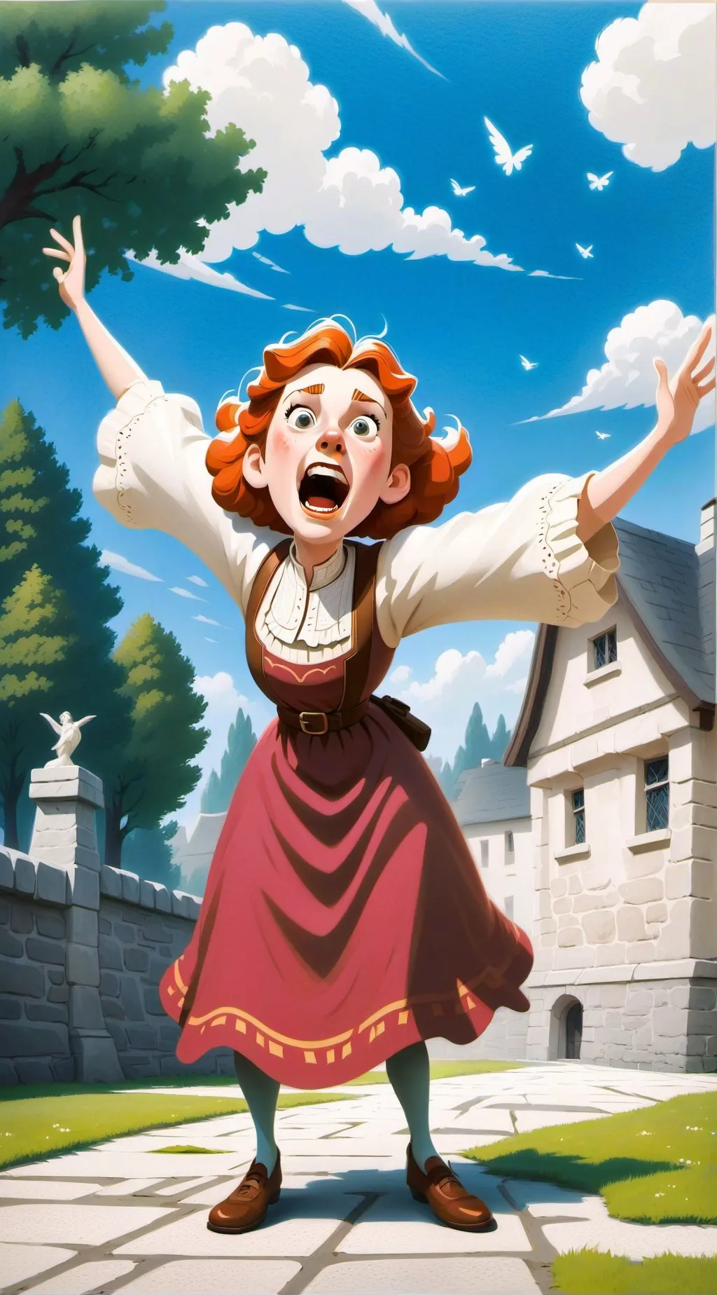 ai character: British karen lady background