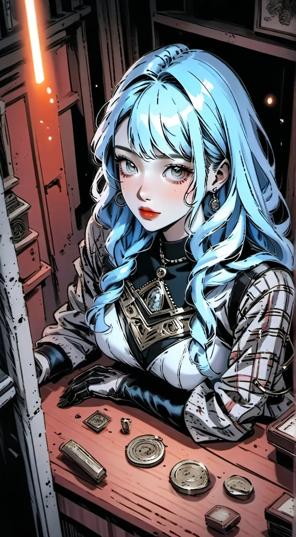 ai character: Riri Wiliams  background