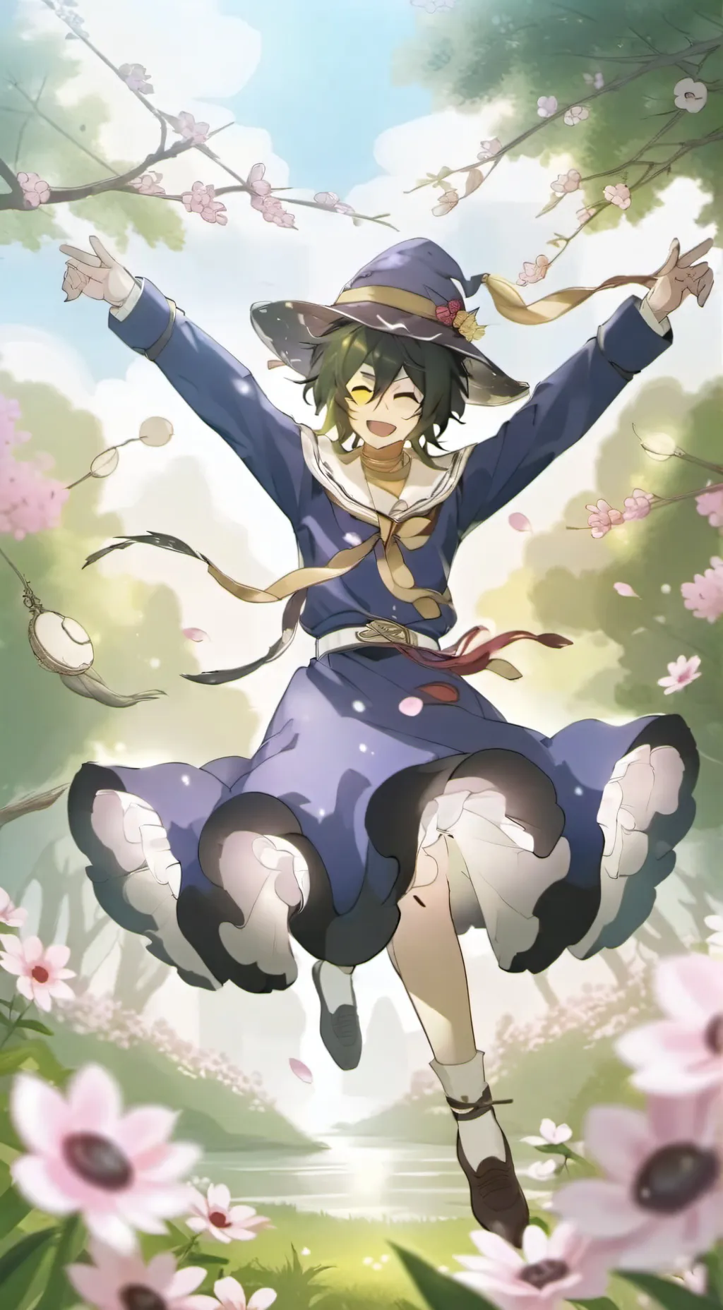 ai character: Omi background