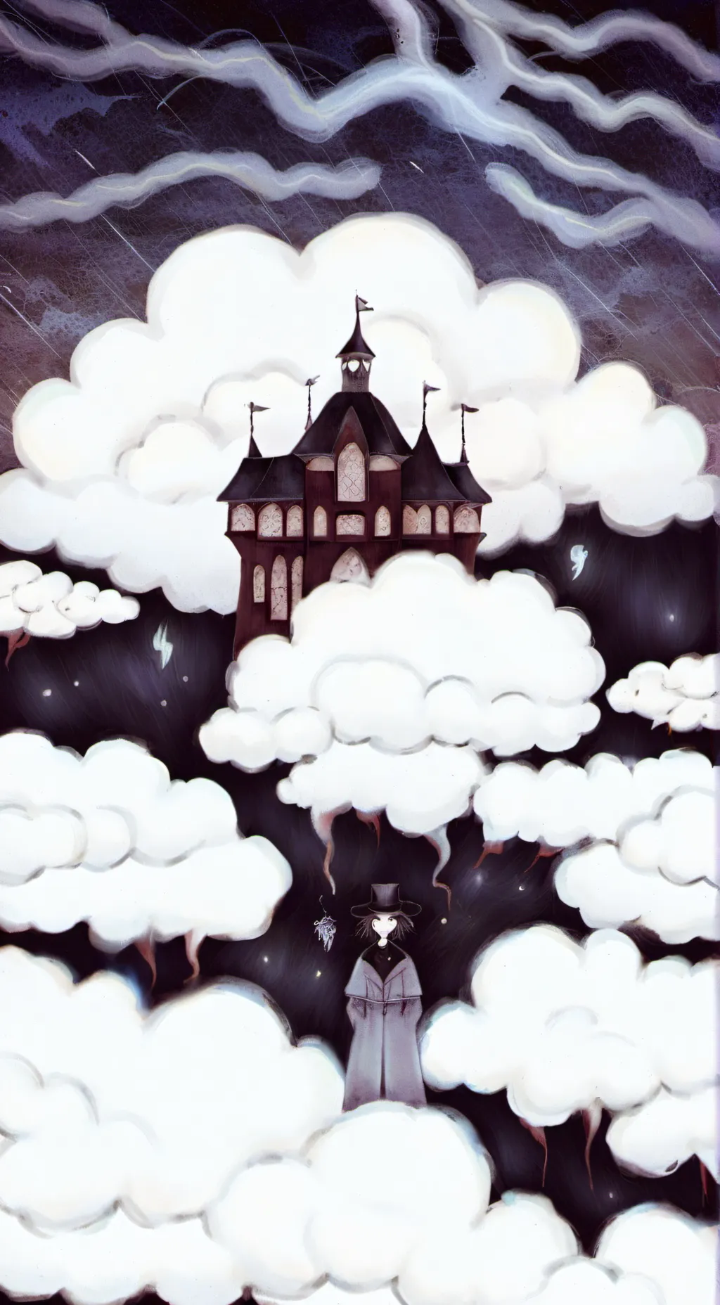 ai character: HH thunderstorm  background