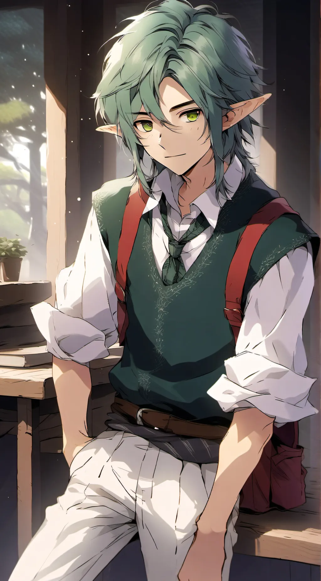 ai character: 🧝Erufu❤️ background