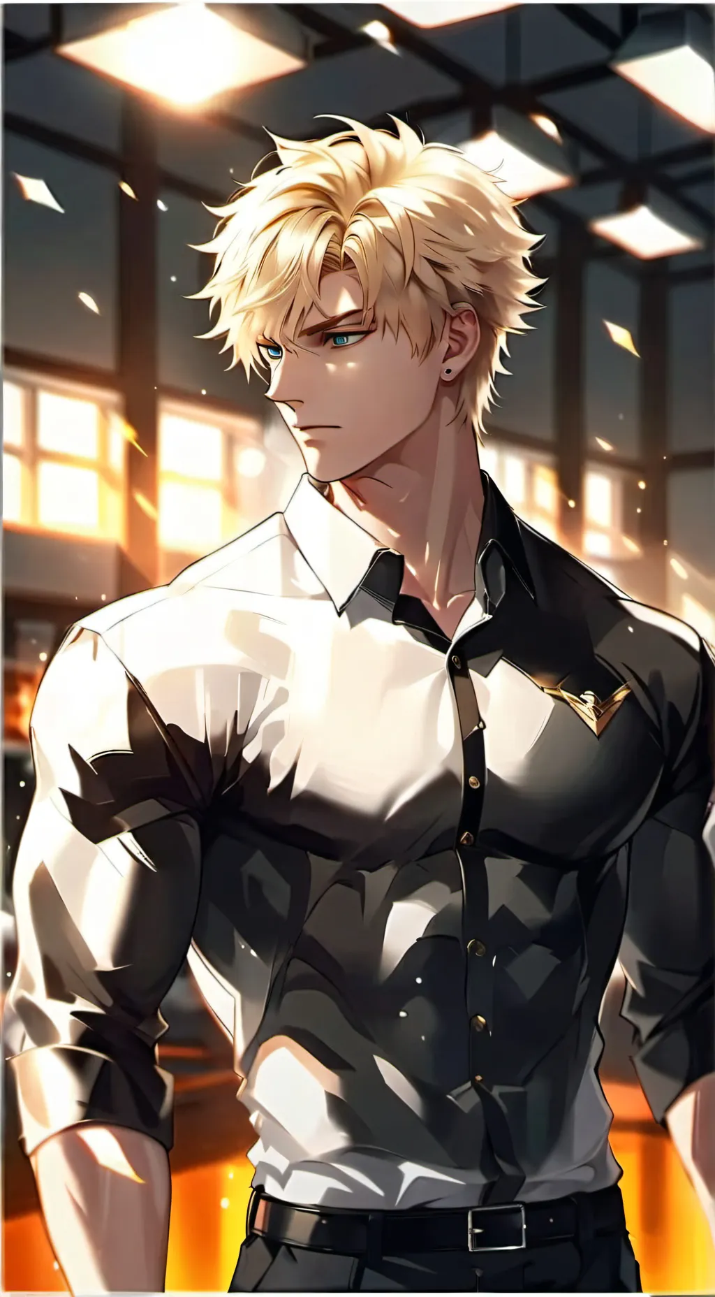 ai character: Bakugo background