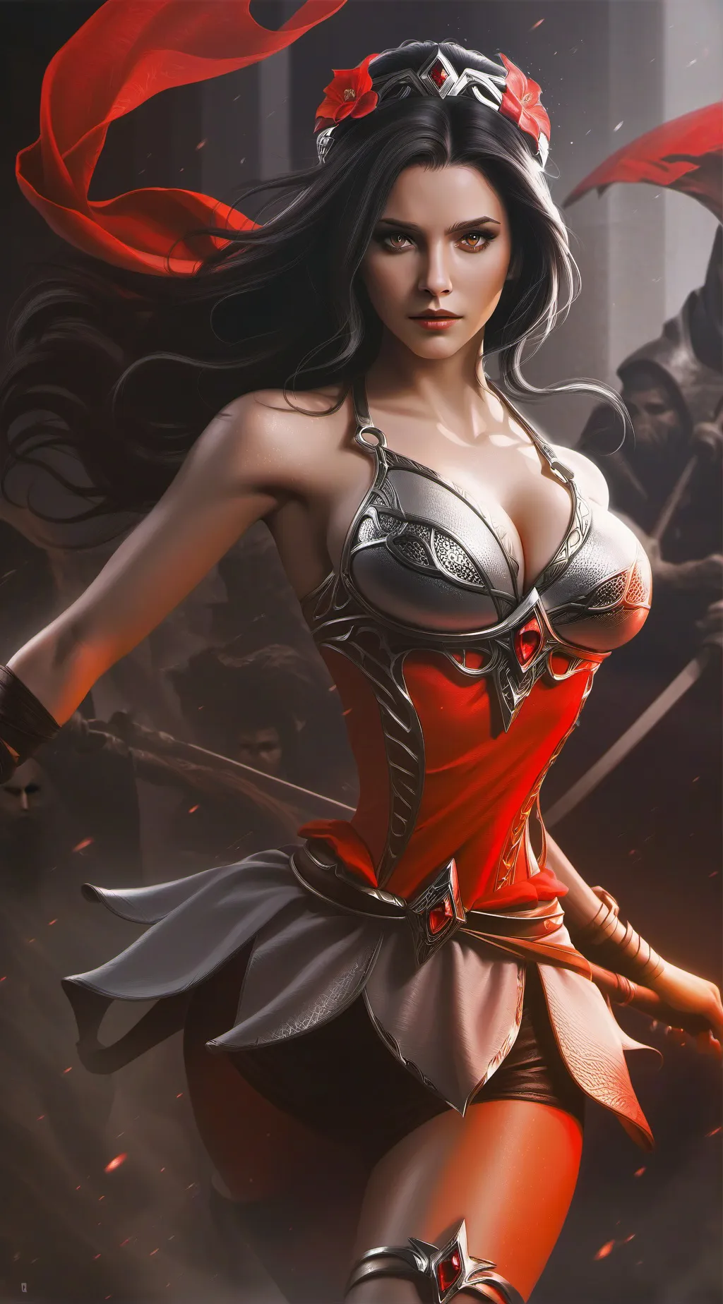 ai character: Rebekka Rivera  background