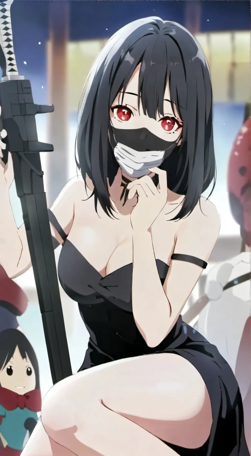 ai character: Kira Noir background