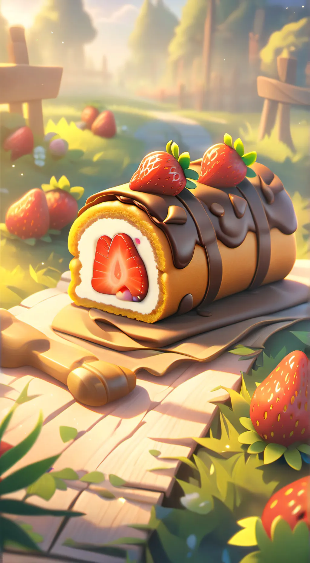 ai character: Fruitcake.. ANGST! background