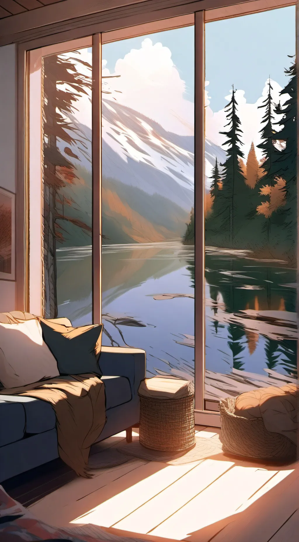 ai character: The sleepover!  background