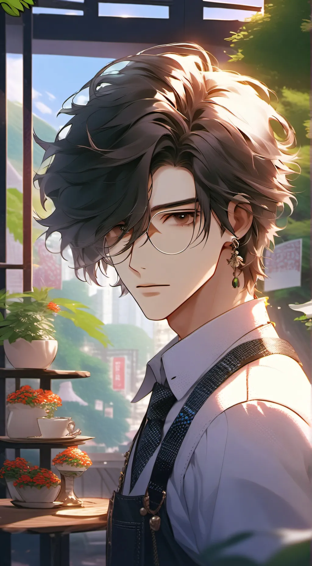 ai character: ERIC TU EX  background