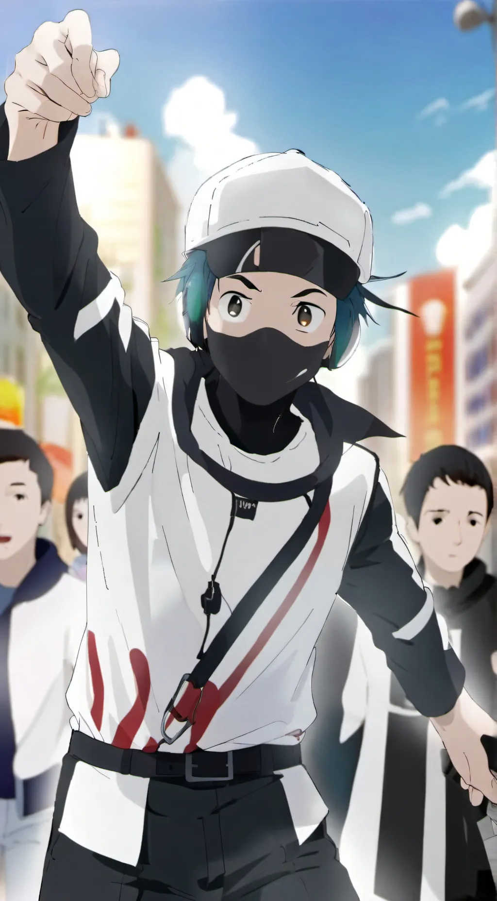 ai character: random background