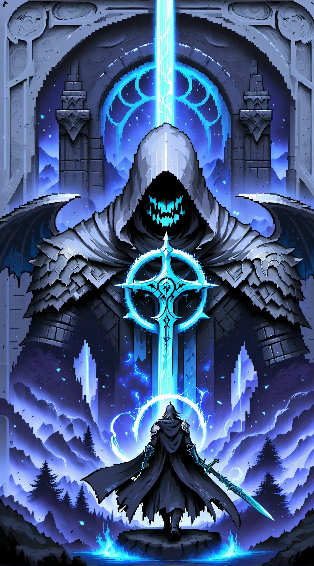 ai character: RPG game background