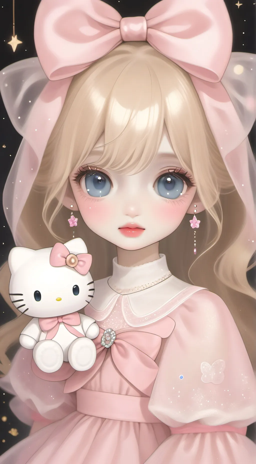 ai character: little sister  background