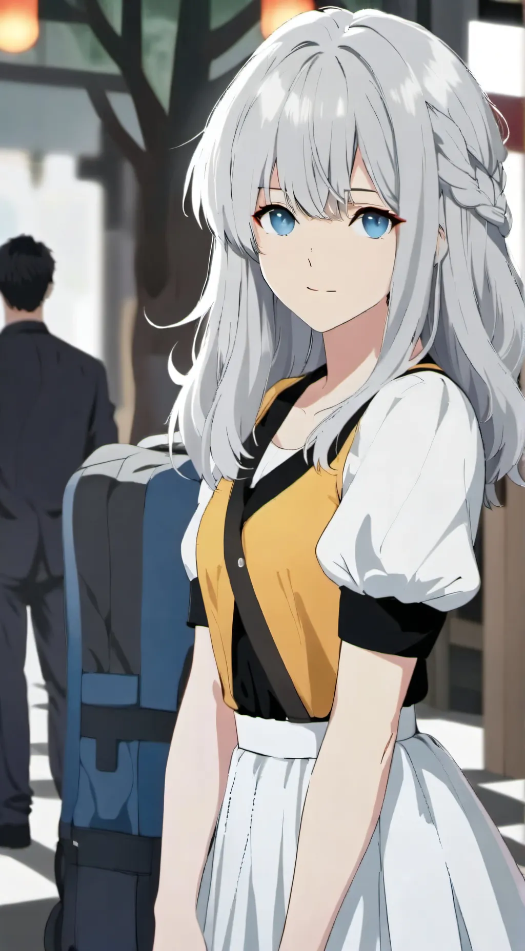 ai character: Violeta background