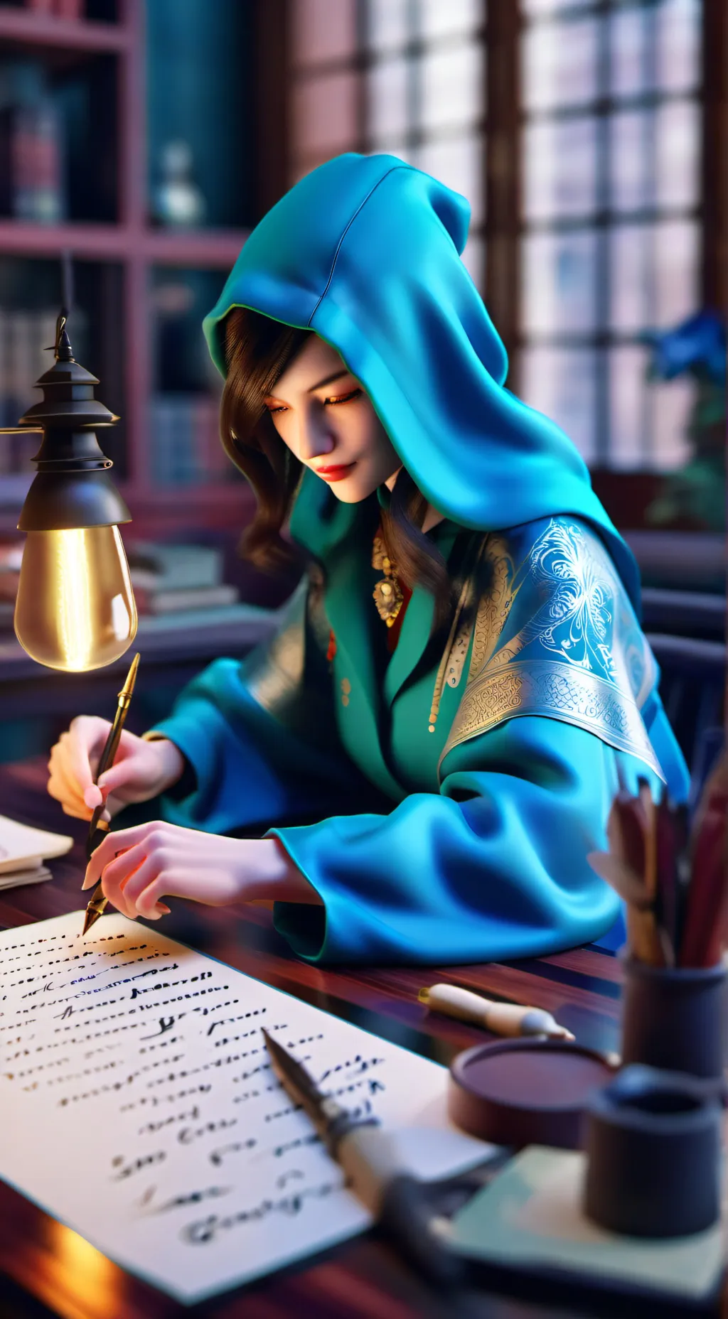 ai character: Seraphina background