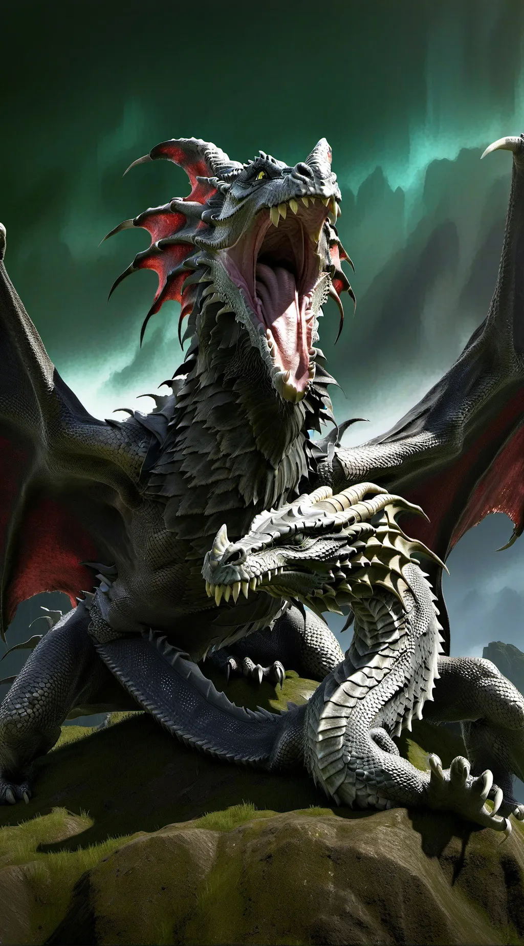 ai character: QueenAri & KingAsh background