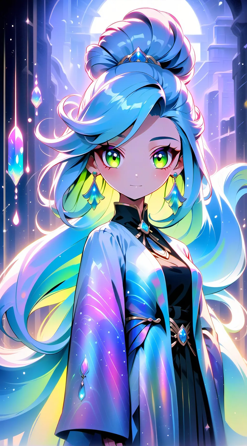 ai character: Melody  background