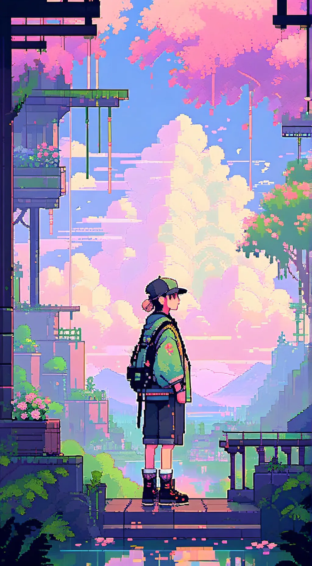 ai character: juni background