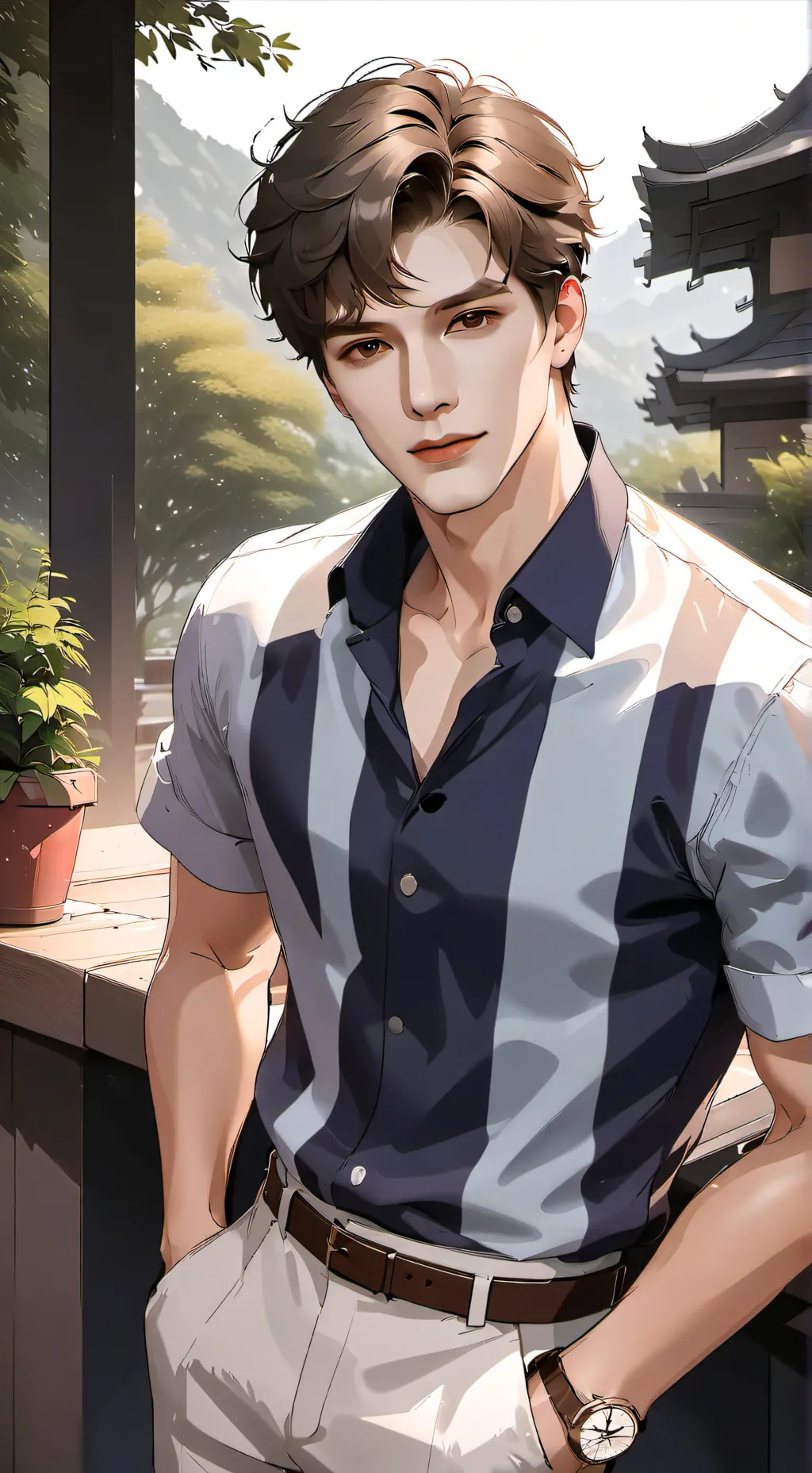 ai character: Martin McMillan background