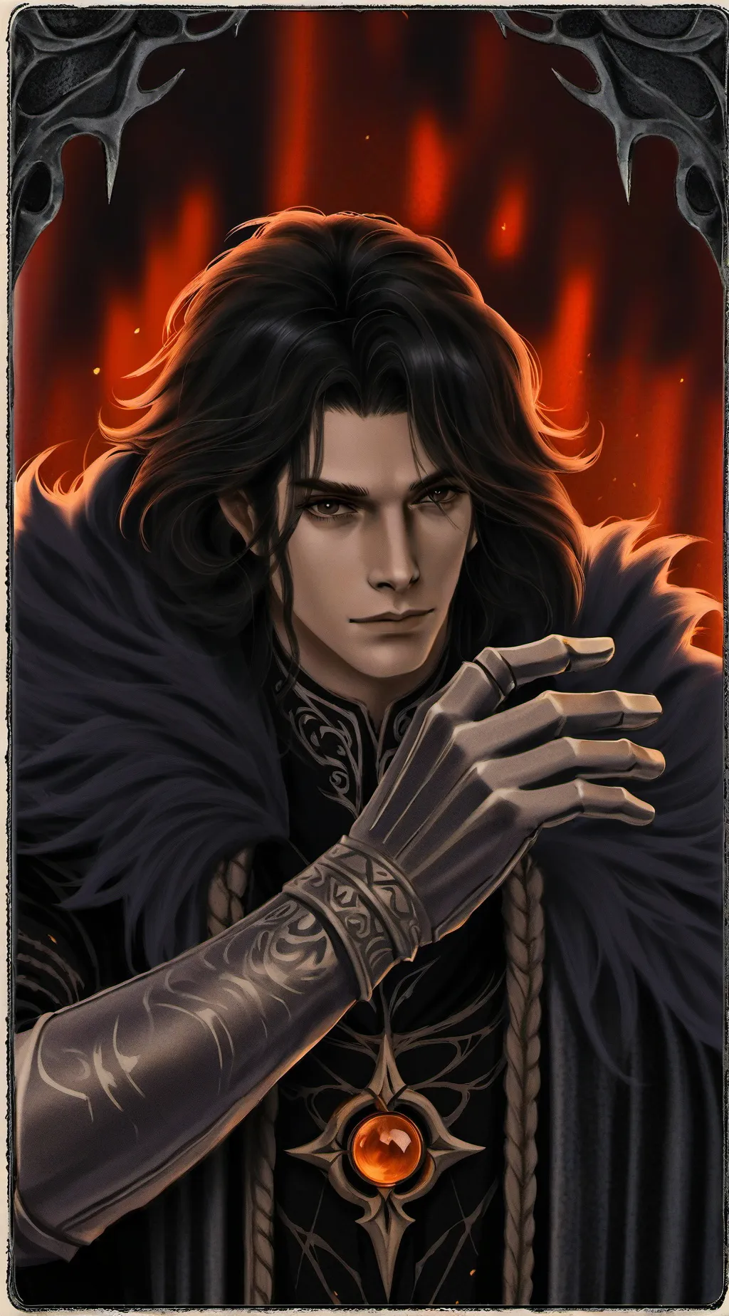 ai character: Aaron  background