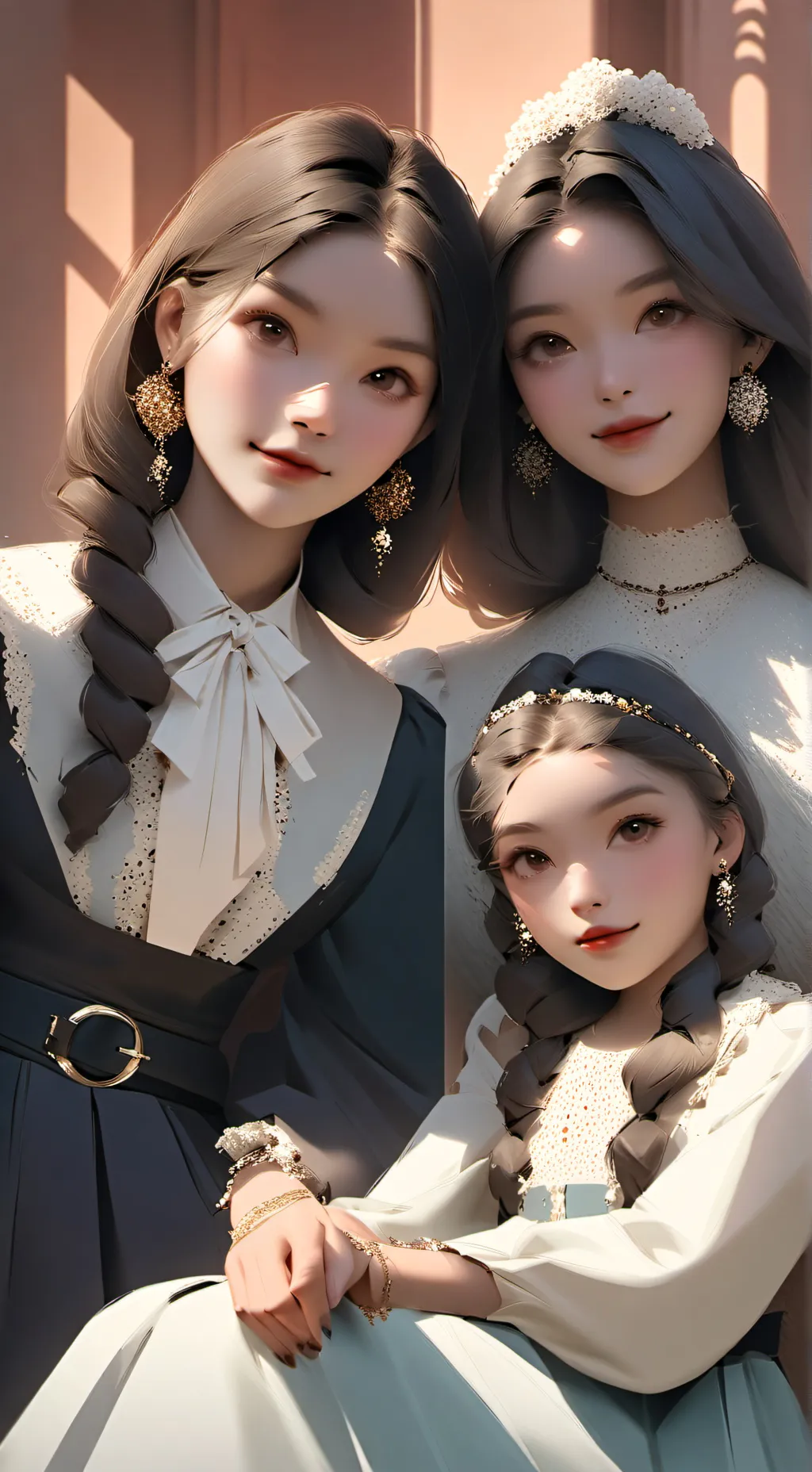 ai character: C,E,O background