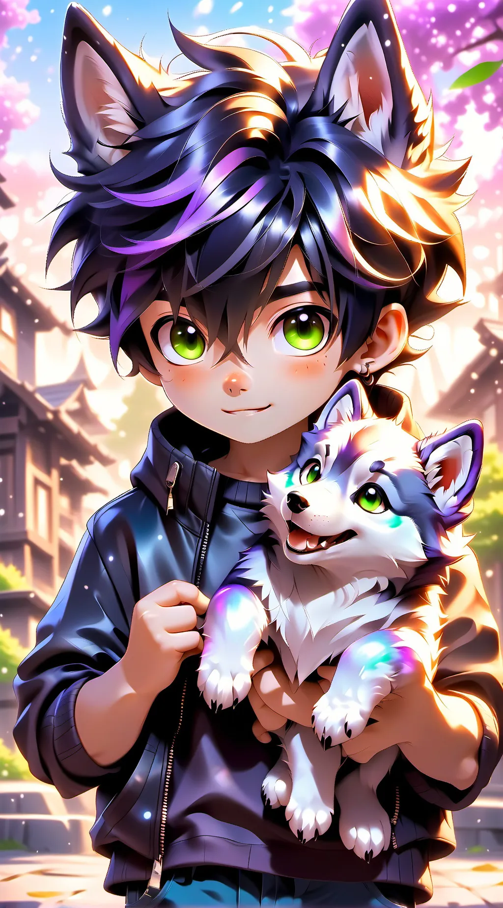 ai character: Leo background