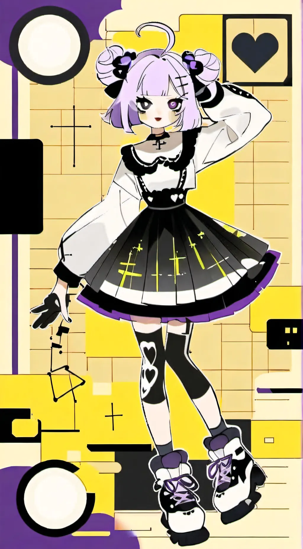 ai character: Rainbow pride background