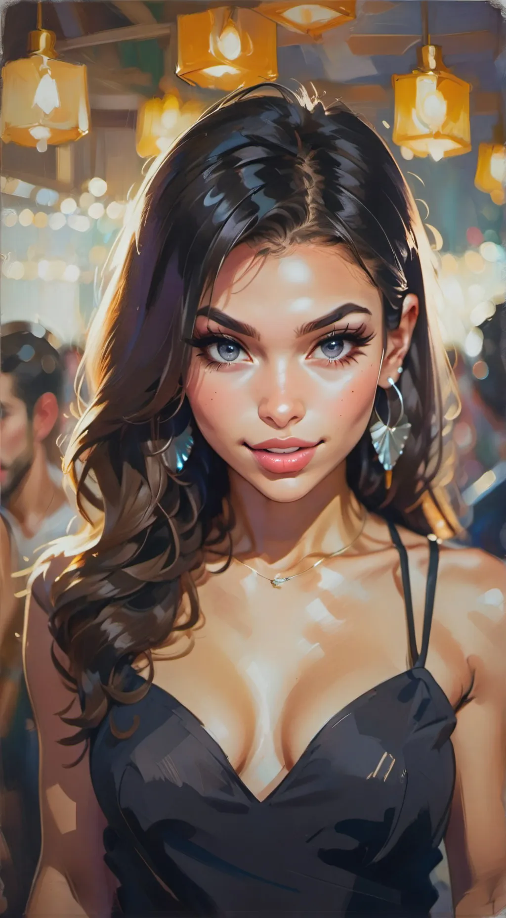 ai character: María Camila  background