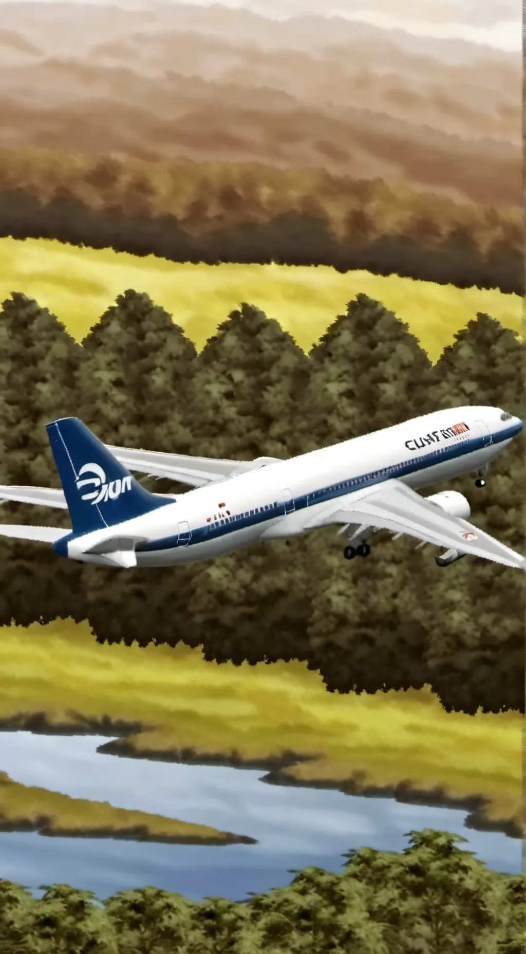 ai character: plane crash (again background