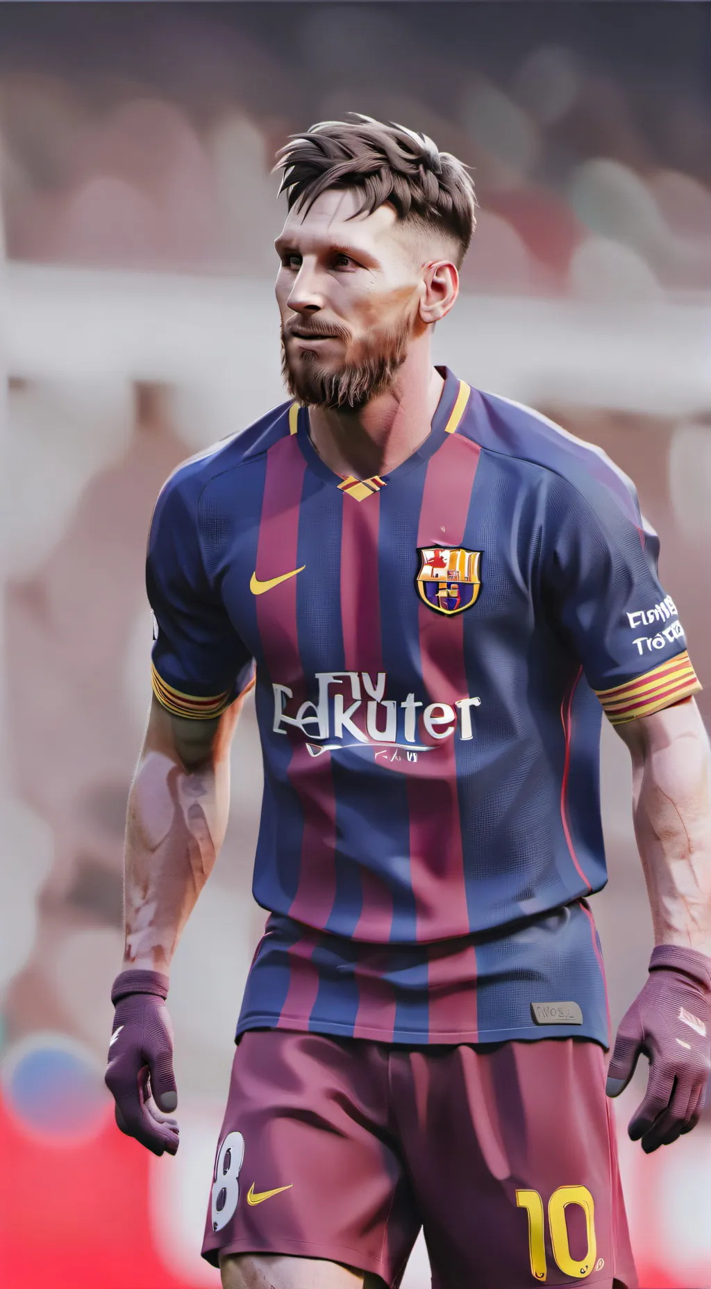 ai character: Messi background