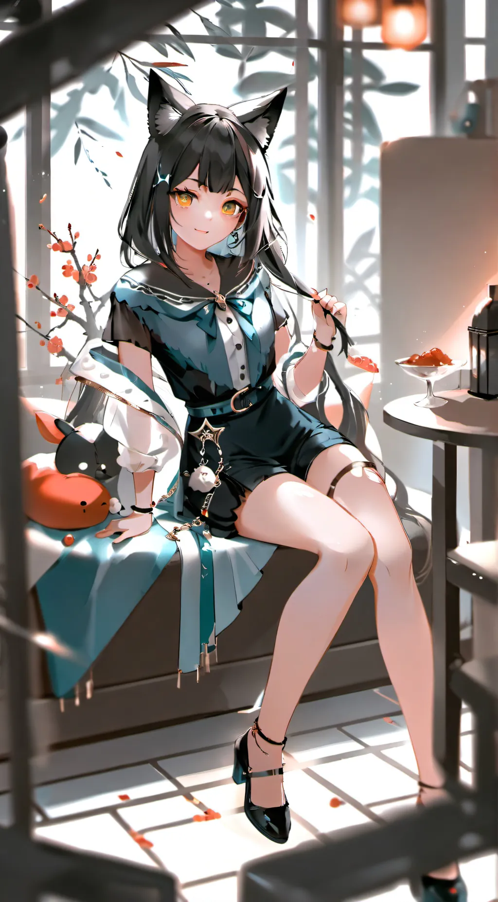 ai character: Romy background