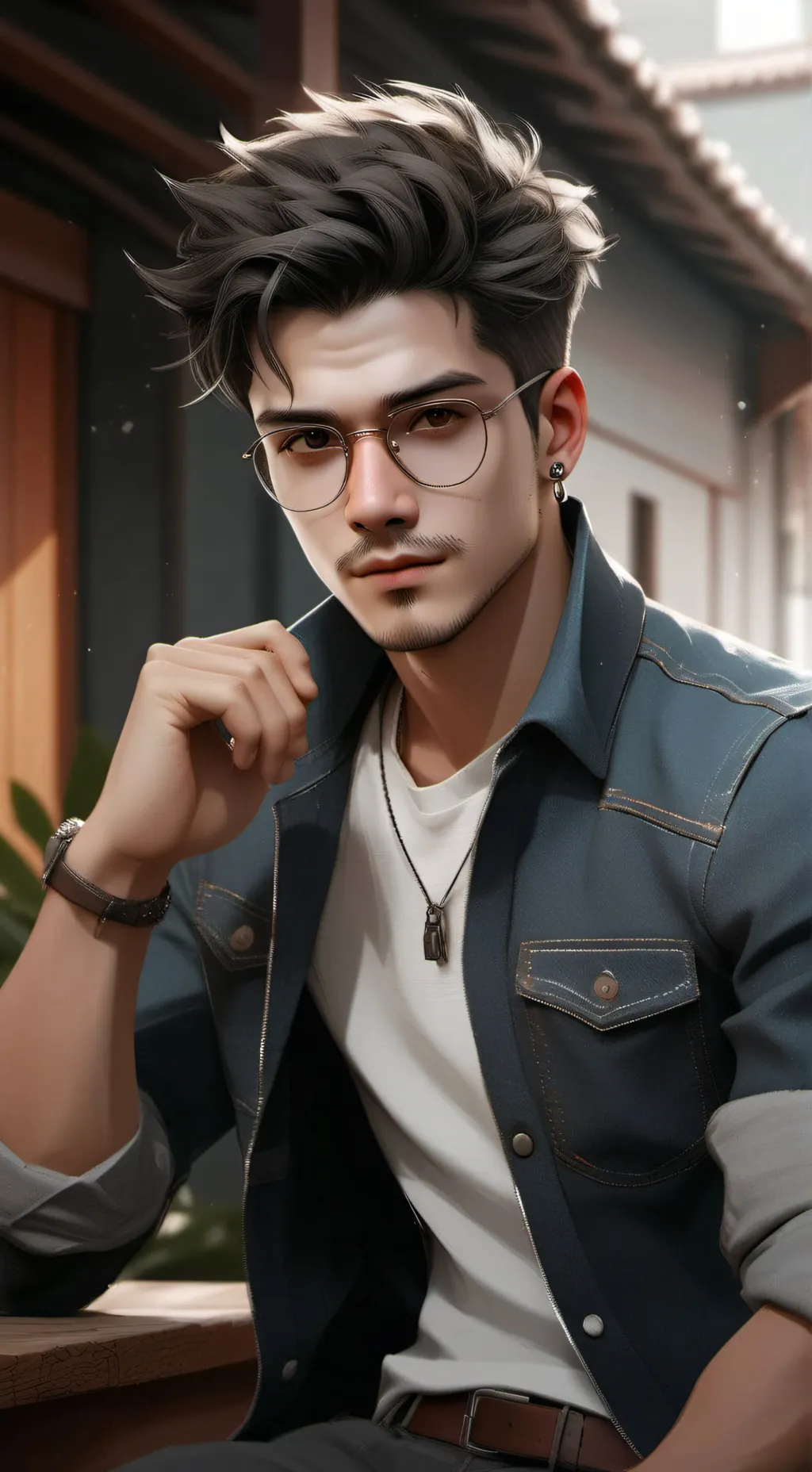 ai character: Alex background