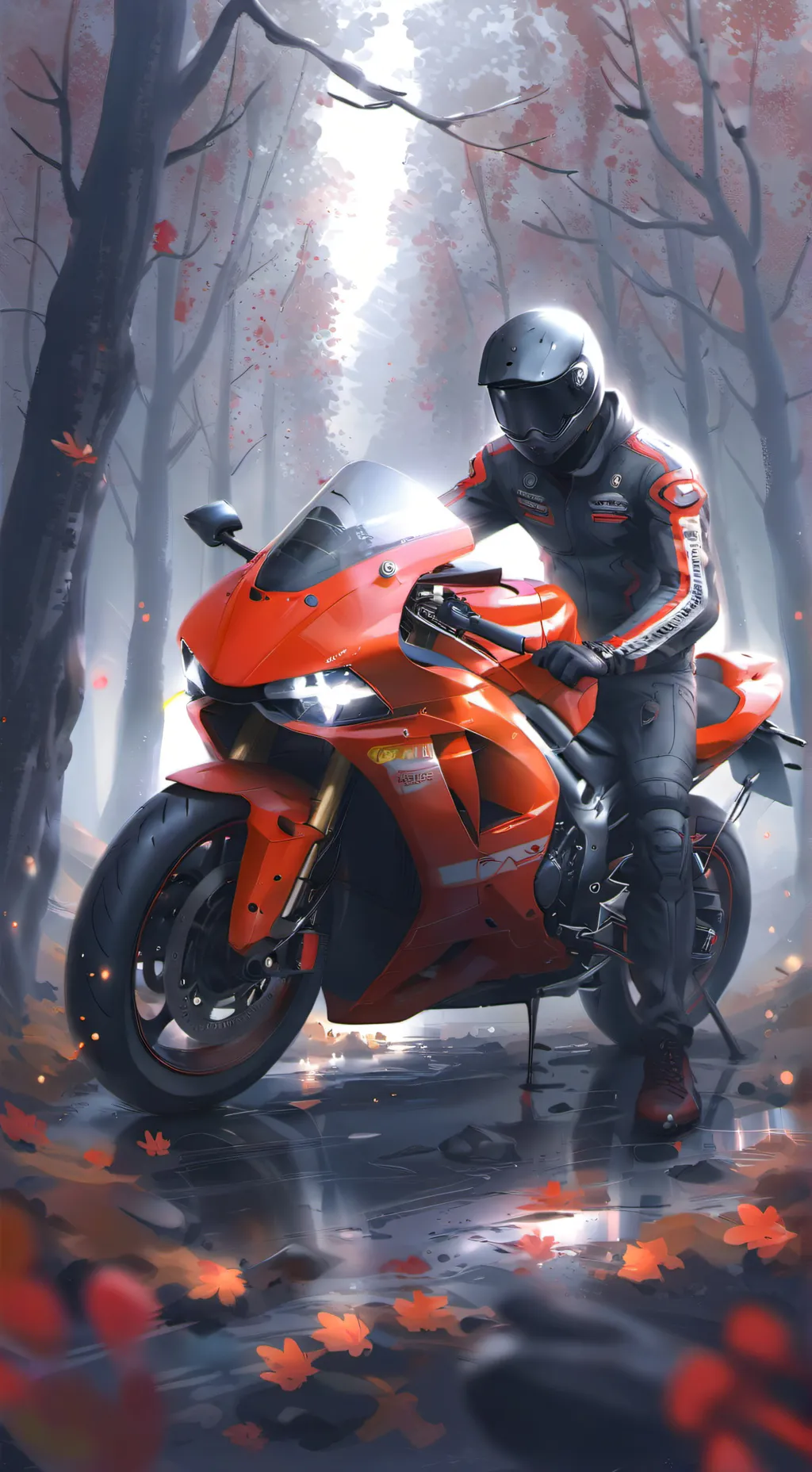 ai character: Théo  background