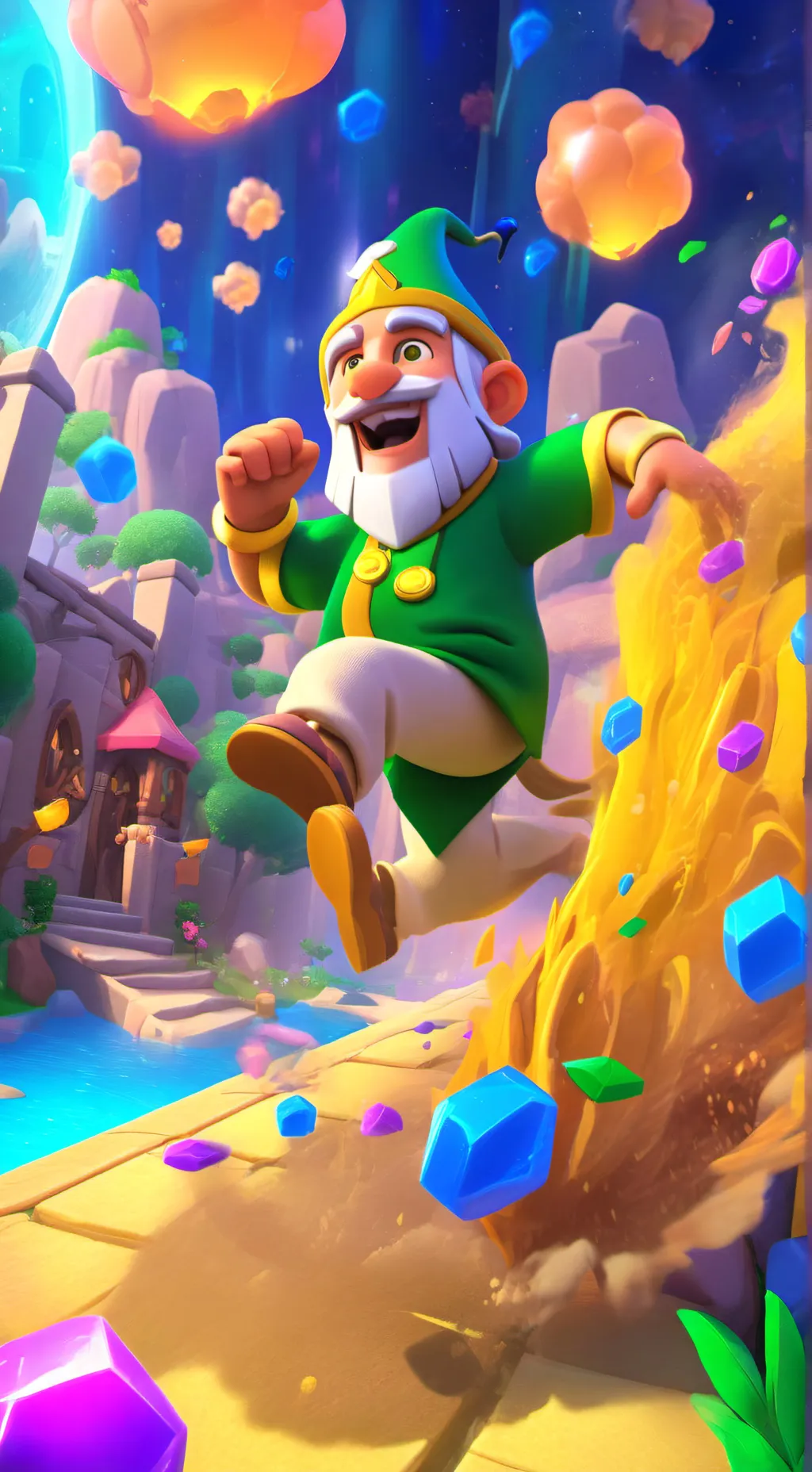 ai character: Phantom Tollbooth background