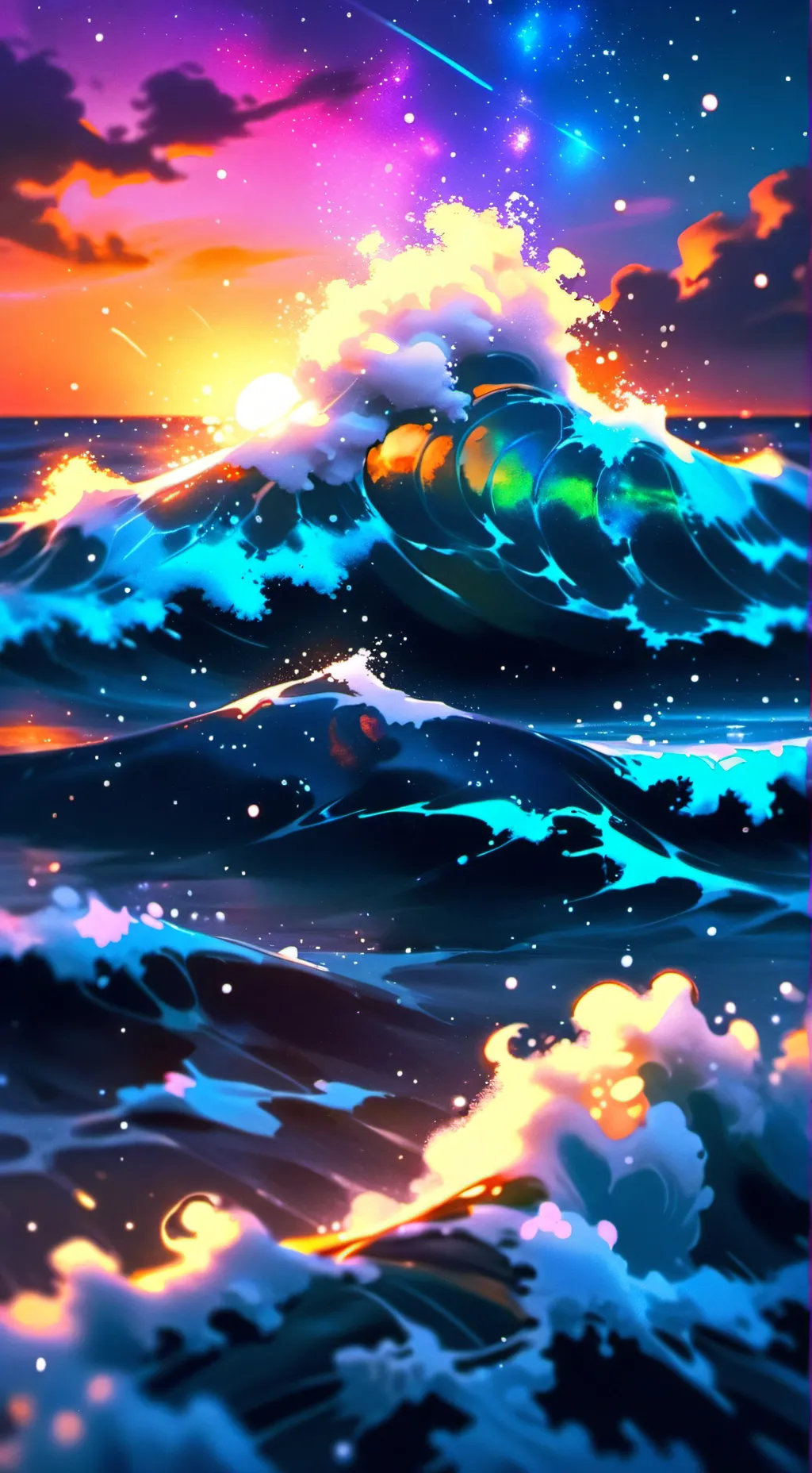 ai character: ocean adventure  background