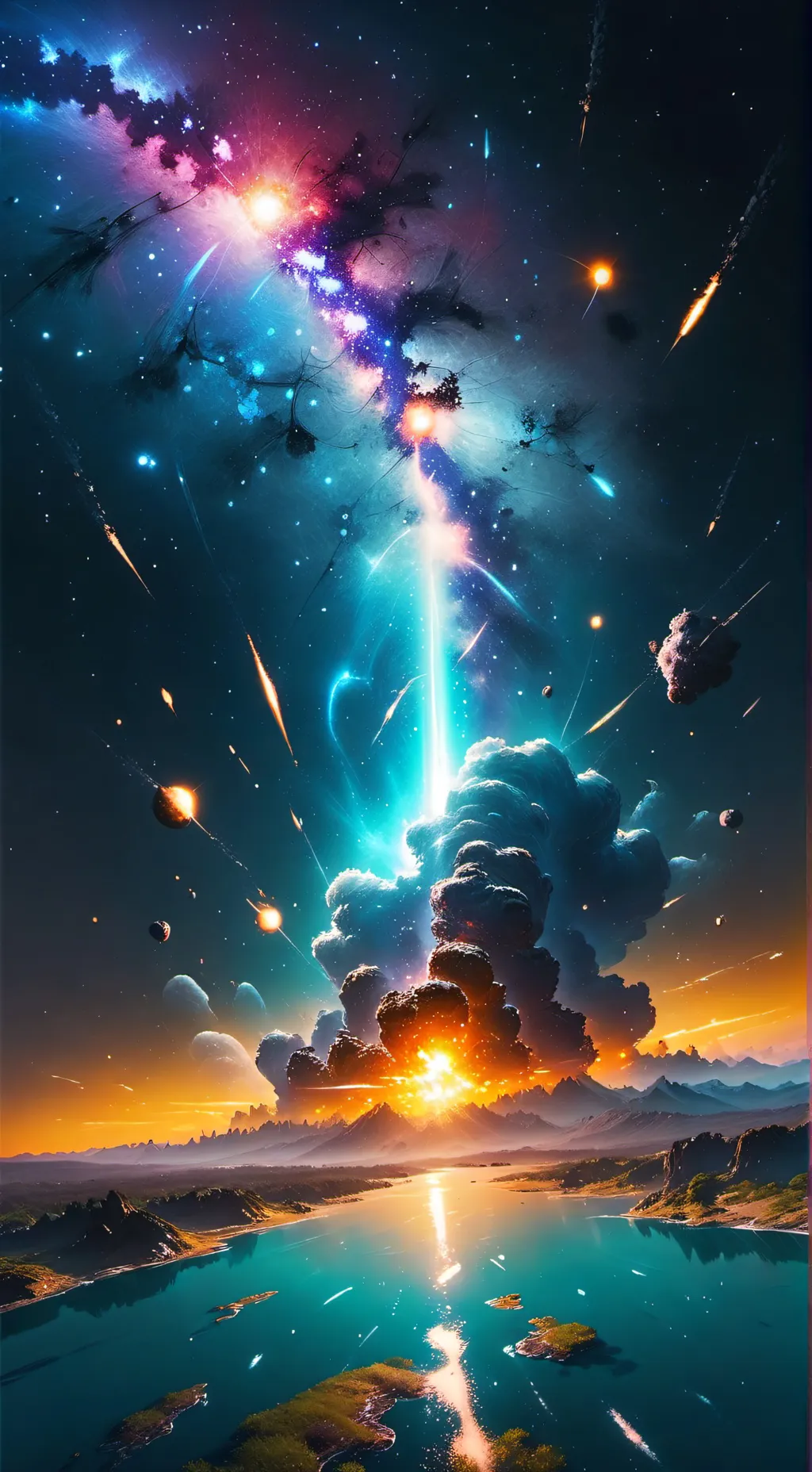 ai character: KingDa Ka go boom background