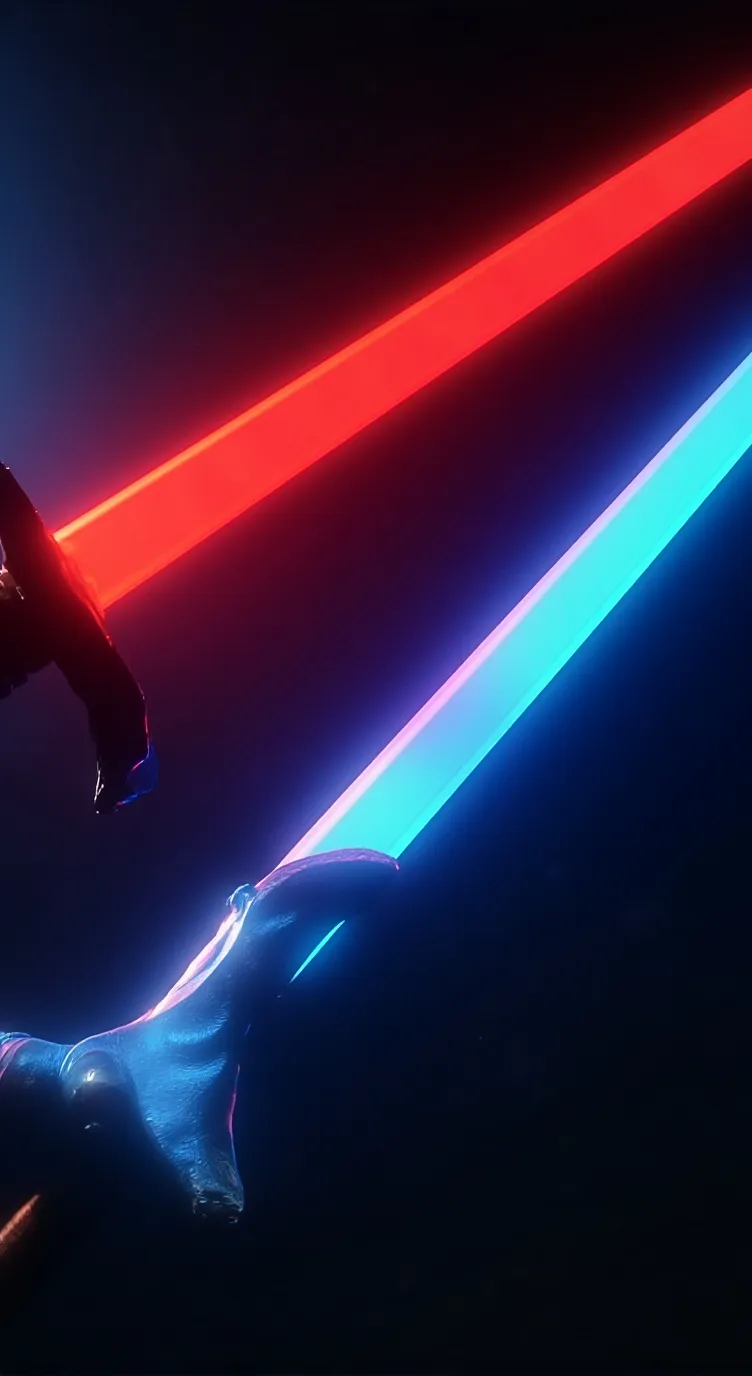 ai character: 🔴- Red n' Blue! -🔵 background