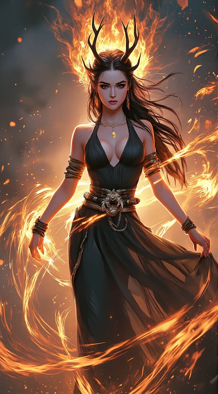 ai character: Kpop demon hunters background