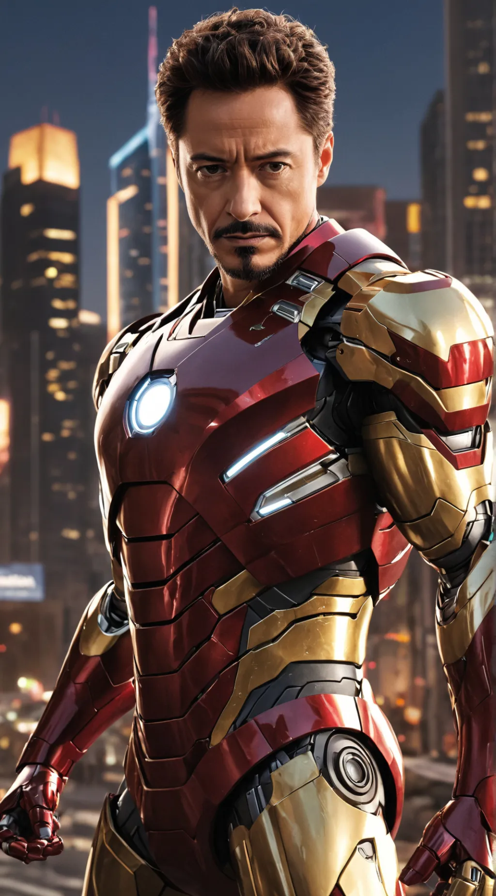 ai character: Iron Man background